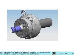 [夹研外包设计案例]车床夹具经典结构后拉涨簧