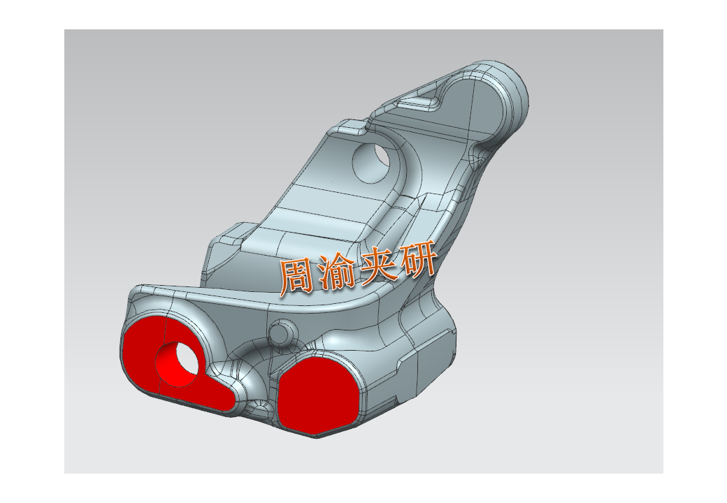 [夹研外包设计案例]异形件夹具案例分享  四轴夹具 液压夹具 第2张