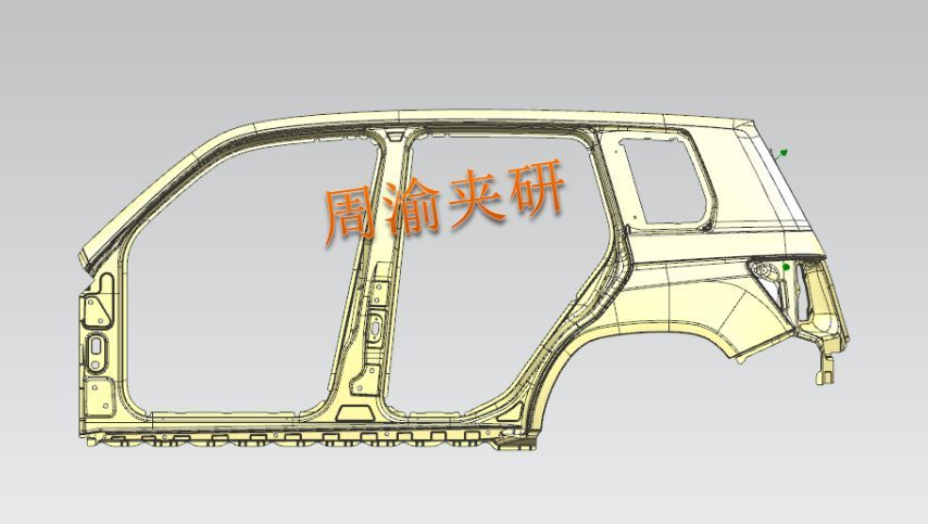 [夹研外包设计案例]大型车门焊接夹具  焊接夹具 车门焊接 第2张