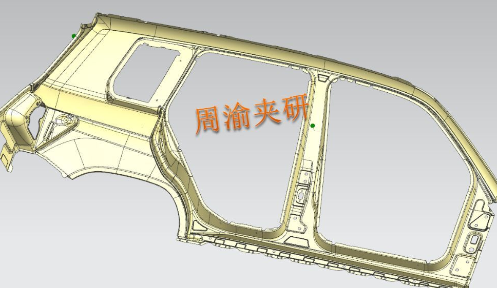 [夹研外包设计案例]大型车门焊接夹具  焊接夹具 车门焊接 第3张