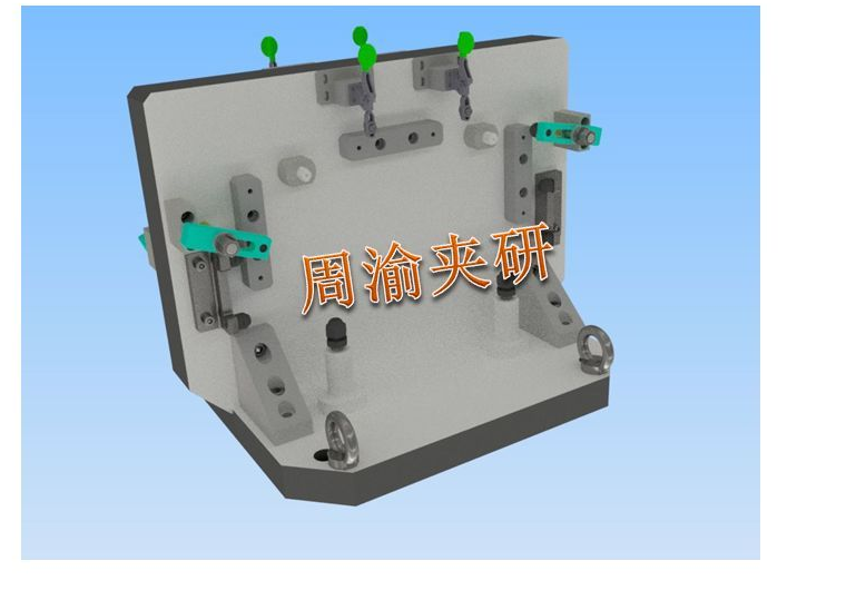 [夹研外包设计案例]缸体卧加手动夹具  手动夹具 卧加夹具 铸铁夹具 第10张