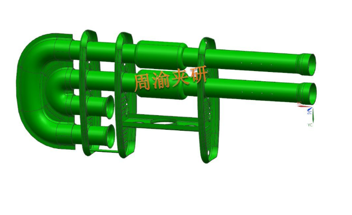 [夹研外包设计案例]机器人焊接夹具  焊接夹具 车门焊接 第2张