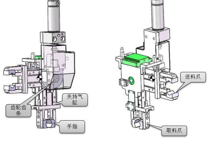 [自动化夹具案例分享]汽车空调压缩机轴加工车床机械  自动化生产线 自动化夹具 自动上下料 第3张