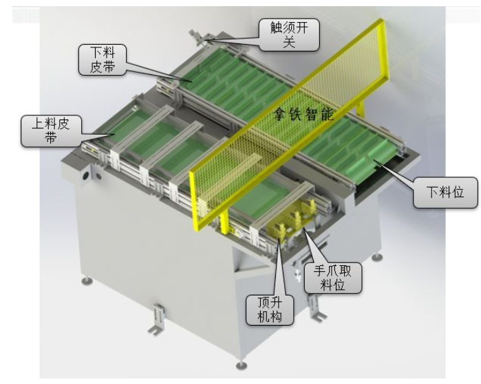 [自动化夹具案例分享]汽车空调压缩机轴加工车床机械  自动化生产线 自动化夹具 自动上下料 第5张