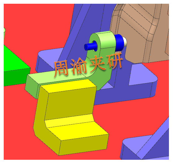 [夹研外包设计案例]壳体焊接夹具  焊接夹具 车门焊接 第6张