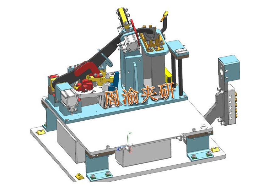 [夹研外包设计案例]定点焊接夹具  焊接夹具 定点焊接夹具 第7张