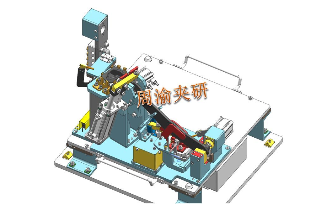 [夹研外包设计案例]定点焊接夹具  焊接夹具 定点焊接夹具 第9张