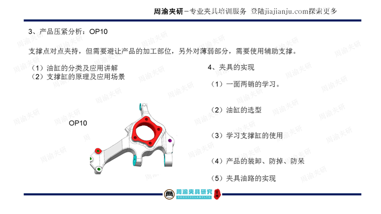 夹具设计视频教程-后羊角多工序液压夹具  视频教程 第8张