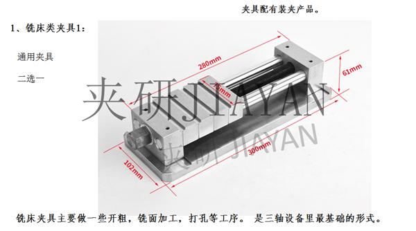 铣床类工装夹具  第1张