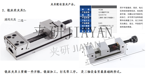 铣床类工装夹具  第2张